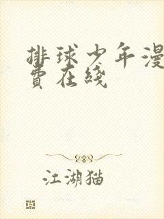 排球少年漫画免费在线封面