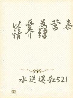 以爱为营泰剧剧情介绍