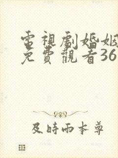 电视剧婚姻攻略免费观看36集