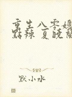 重生八零媳妇有点辣 夏晓兰