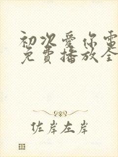 初次爱你电视剧免费播放全集观看封面