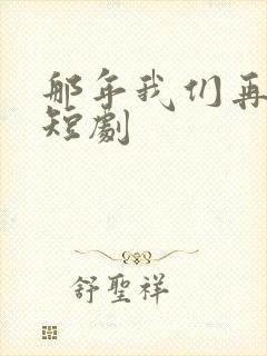 那年我们再相逢短剧