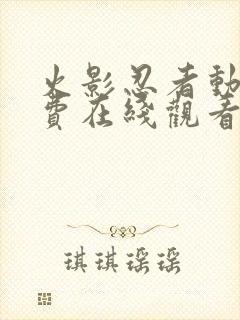 火影忍者动漫免费在线观看封面