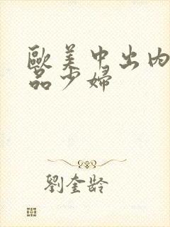 欧美中出内射极品少妇