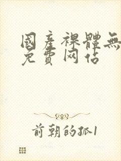 国产裸体无遮挡免费网站