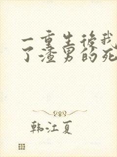 一重生后我嫁给了渣男的死对头