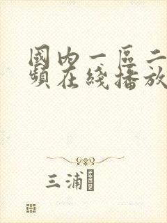 国内一区二区视频在线播放