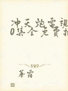 冲天炮电视剧40集全免费播放