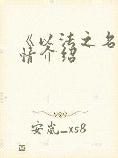 《以法之名》剧情介绍