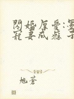 闪婚厚爱:墨少宠妻成瘾 子夜轻语