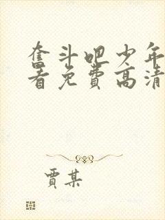 奋斗吧少年在线看免费高清完整版封面