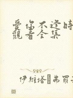 爱你不逢时免费观看全集