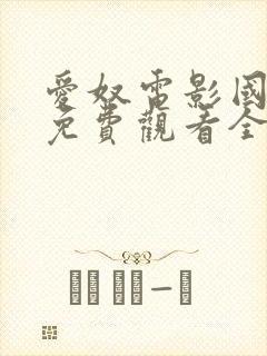 爱奴电影国语版免费观看全集