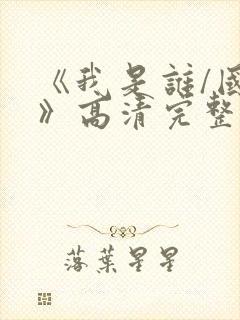 《我是谁/国语》高清完整(未删减版)