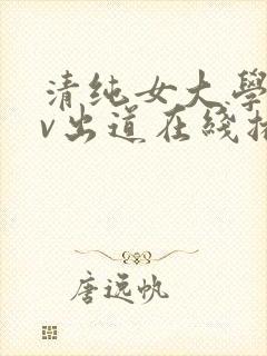 清纯女大学生av出道在线播放