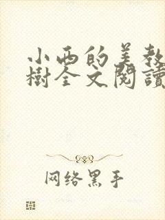 小西的美教师秦树全文阅读封面