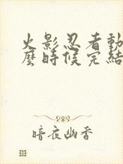 火影忍者动漫什么时候完结