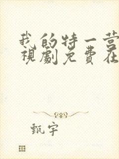 我的特一营 电视剧免费在线观看