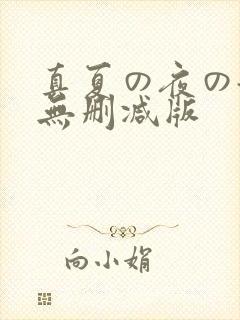 真夏の夜の淫梦无删减版