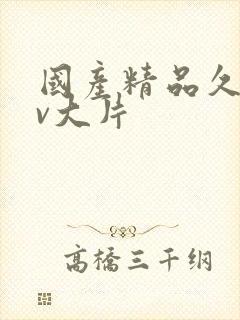 国产精品久久av大片