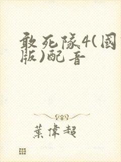 敢死队4(国语版)配音