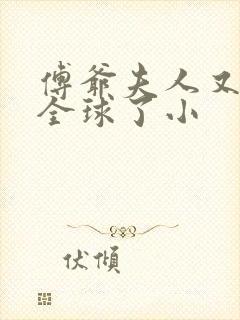 傅爷夫人又惊艳全球了小