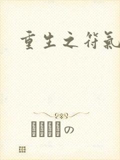 重生之符气冲天