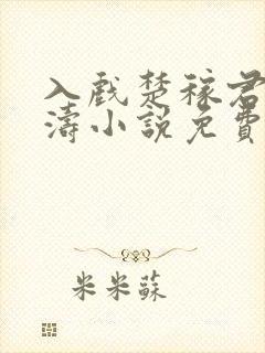 入戏楚稼君纪勇涛小说免费阅读