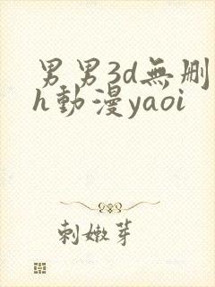 男男3d无删减h动漫yaoi封面
