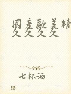 国产欧美精品久久久久久