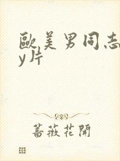 欧美男同志gay片封面