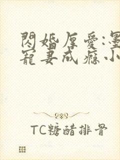 闪婚厚爱:墨少宠妻成瘾小说封面