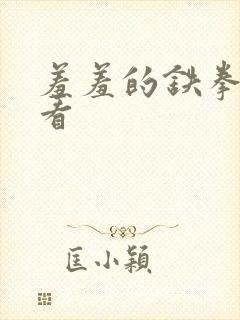 羞羞的铁拳哪里看封面