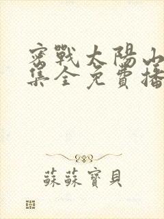 密战太阳山40集全免费播放