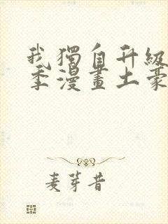 我独自升级第二季漫画土豪