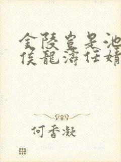 金陵岂是池中物侯龙涛任婧