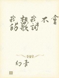 我想我不会爱你的歌词