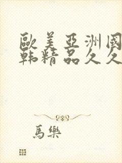 欧美亚洲国产日韩精品久久封面