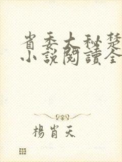 省委大秘楚东恒小说阅读全文