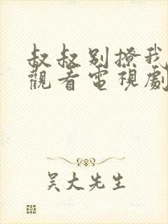 叔叔别撩我免费观看电视剧中文版封面