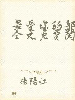 最爱你的那十年全文免费阅读小说