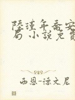 陆瑾年乔安好结局 小说免费阅读封面