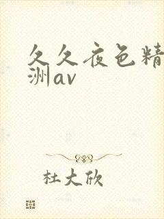 久久夜色精品亚洲av