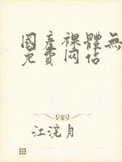 国产裸体无遮挡免费网站