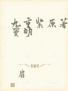 九重紫原著小说窦明