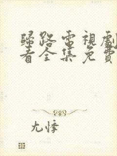 归路电视剧在线看全集免费高清