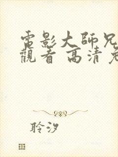 电影大师兄在线观看 高清免费版封面