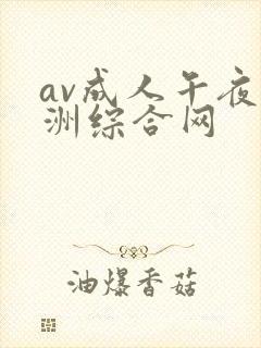 av成人午夜亚洲综合网封面