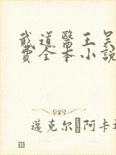 武道医王吴东免费全本小说听书封面