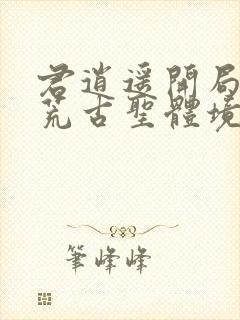 君逍遥开局签到荒古圣体境界